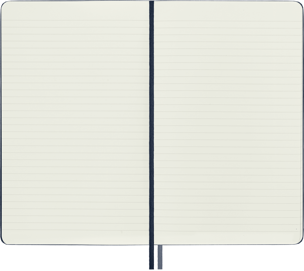 Moleskine Large Hardcover Classic Expanded Ruled Notebook - Sapphire Blue