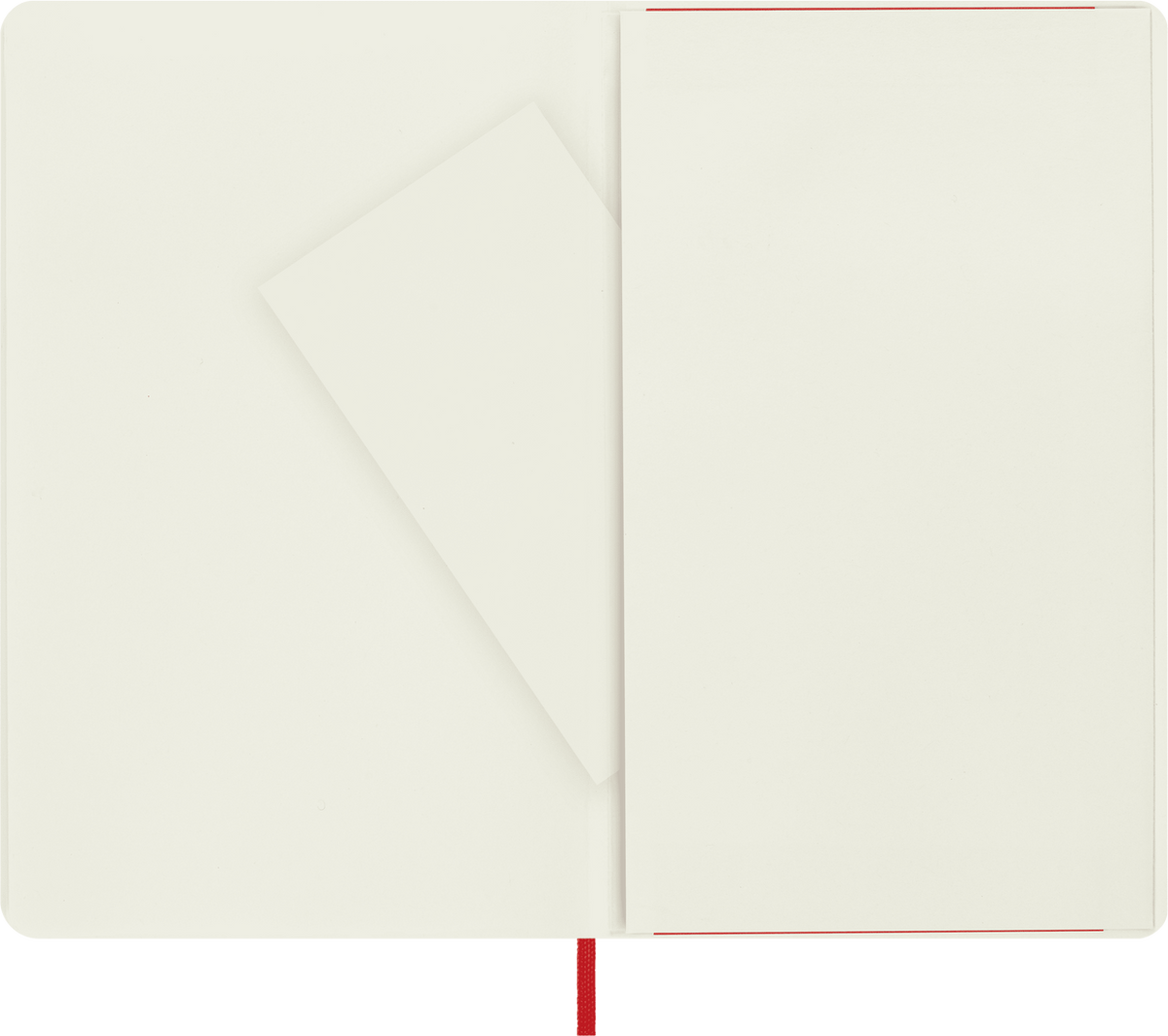 Moleskine Large Softcover Classic Plain Notebook - Scarlet Red