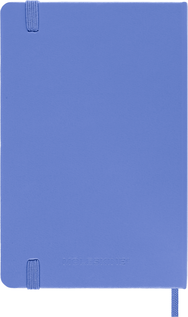 Moleskine Pocket Hardcover Classic Ruled Notebook - Hydrangea Blue