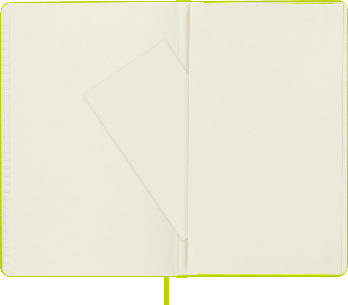 Moleskine Large Hardcover Classic Ruled Notebook - Lemon Green