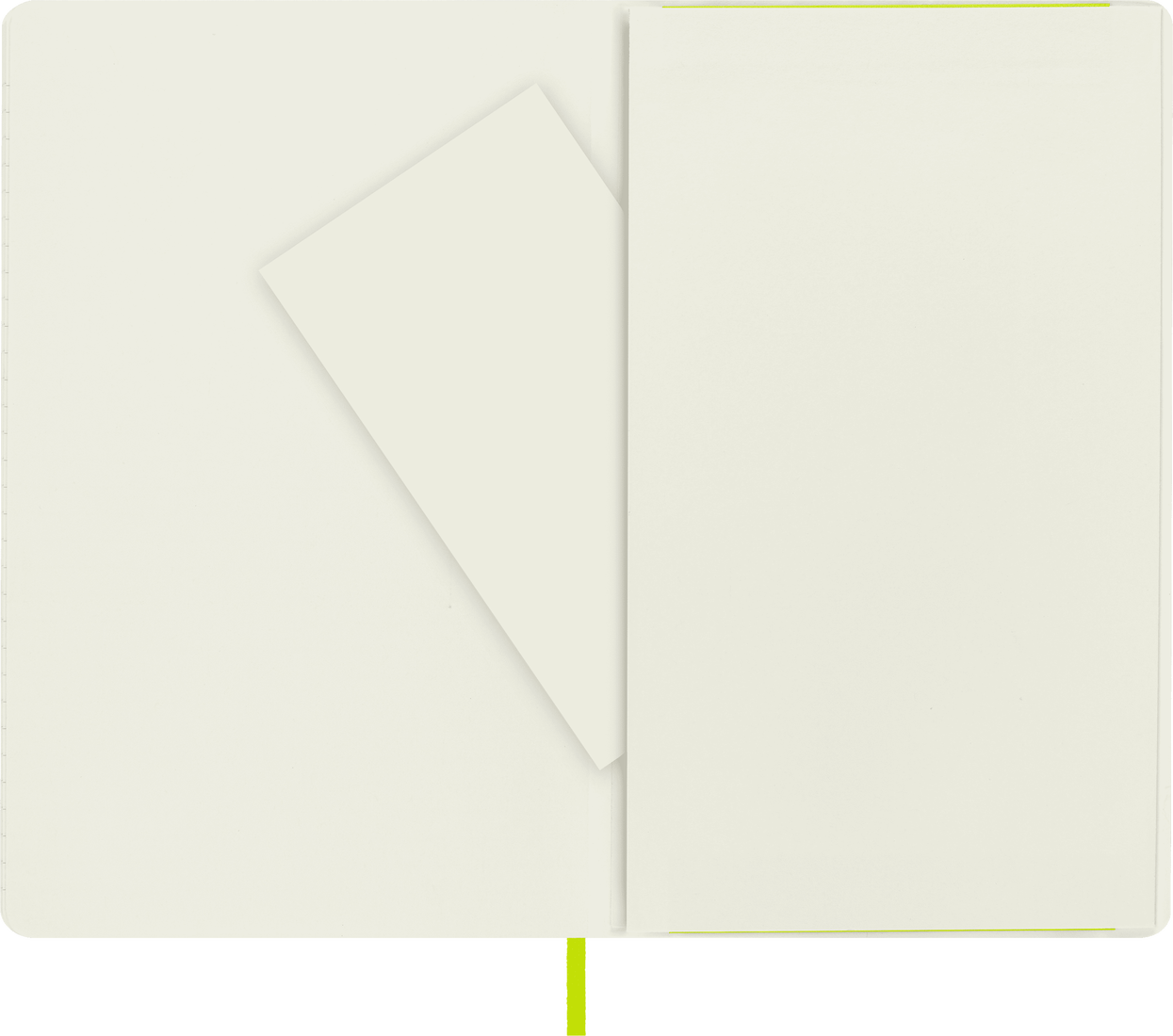 Moleskine Large Softcover Classic Ruled Notebook - Lemon Green