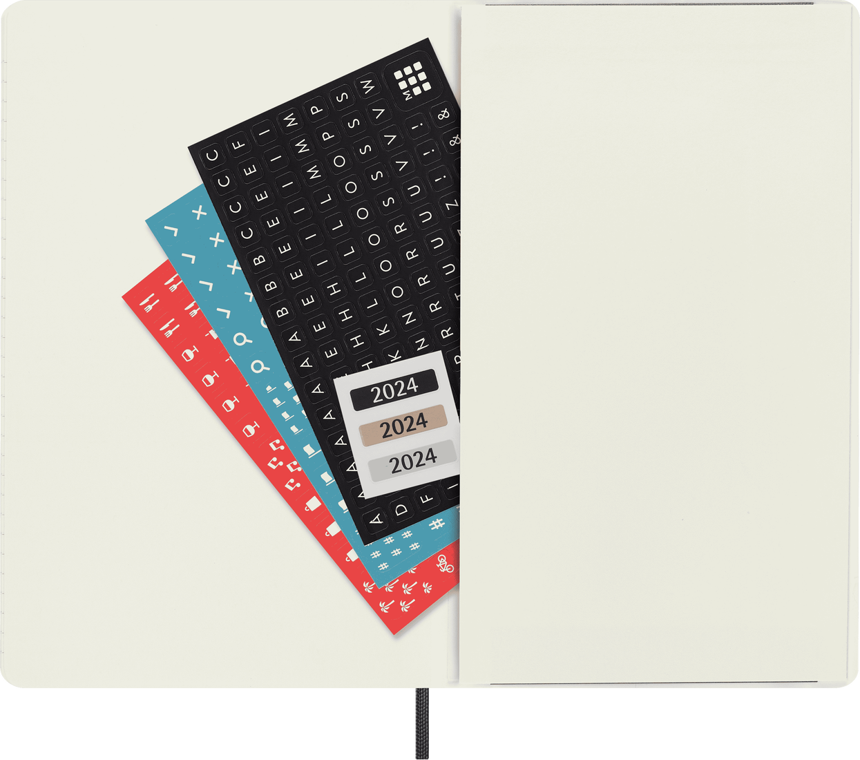 Moleskine 2024 Large Softcover Classic Weekly Planner - Black