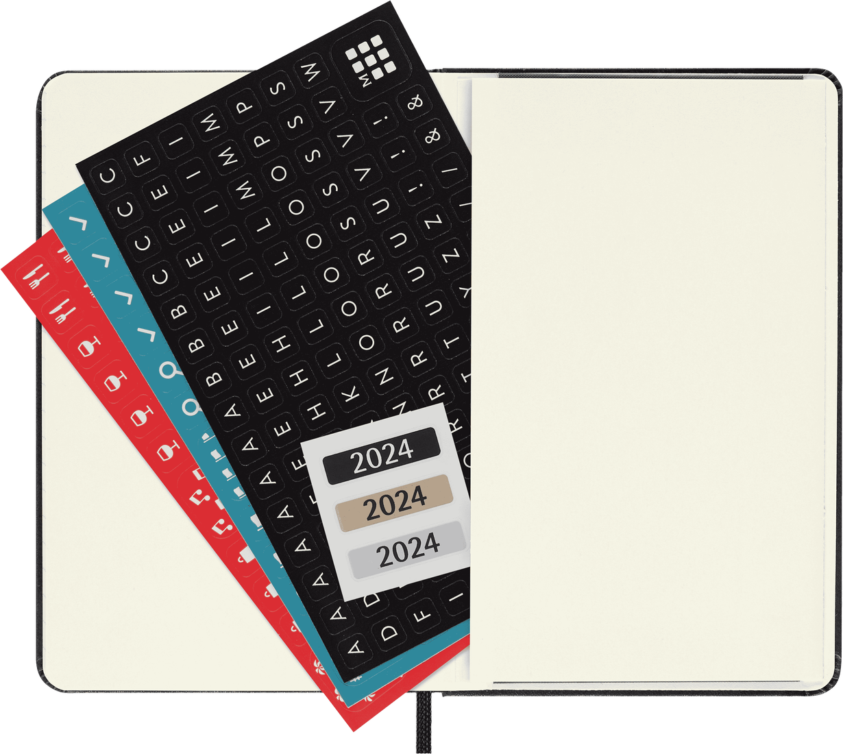 Moleskine 2024 Pocket Hardcover Classic Weekly Planner - Black
