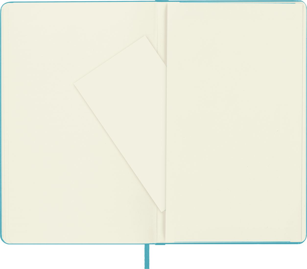 Moleskine Large Hardcover Classic Plain Notebook - Reef Blue