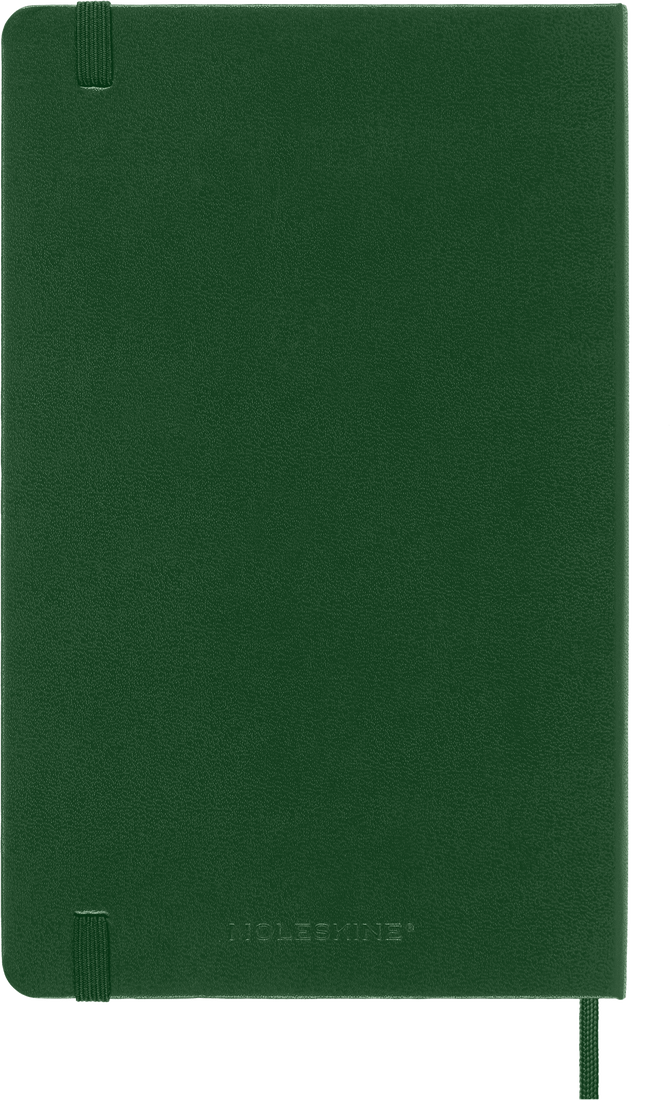 Moleskine Large Hardcover Classic Plain Notebook - Myrtle Green