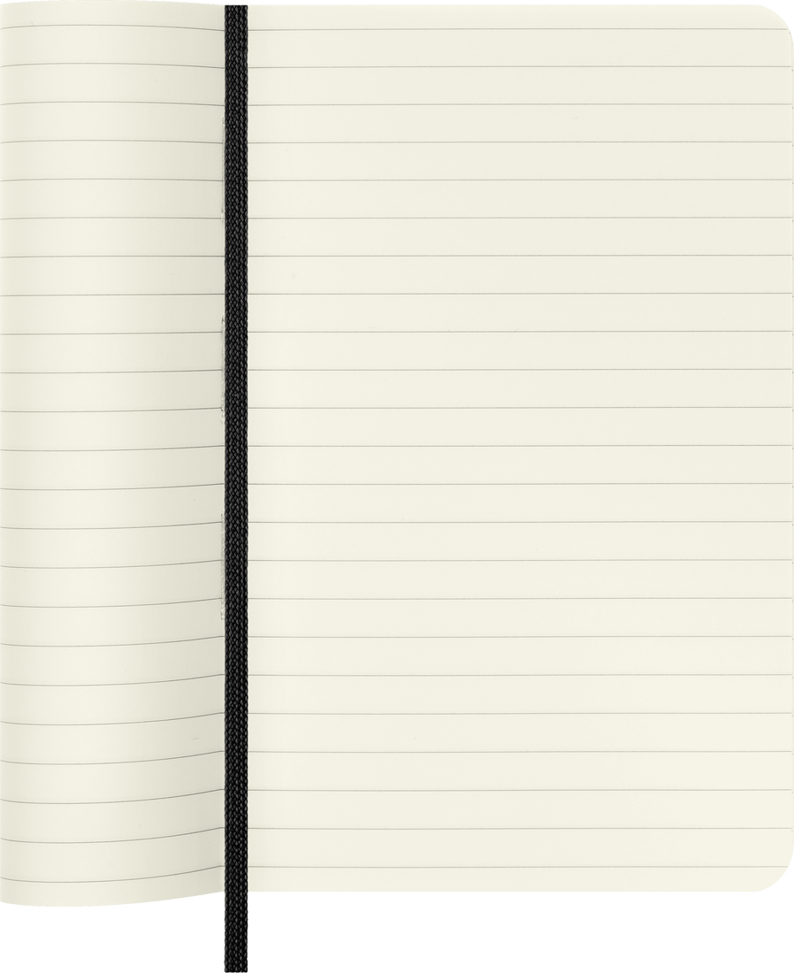 Moleskine Pocket Softcover Classic Ruled Notebook - Black