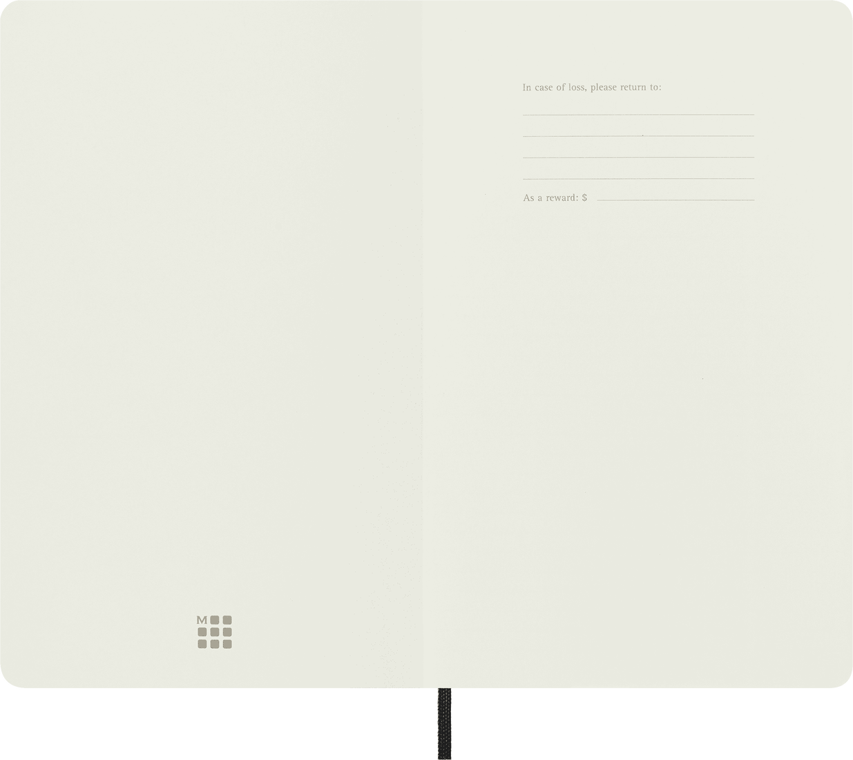 Moleskine Large Softcover Classic Ruled Notebook - Black