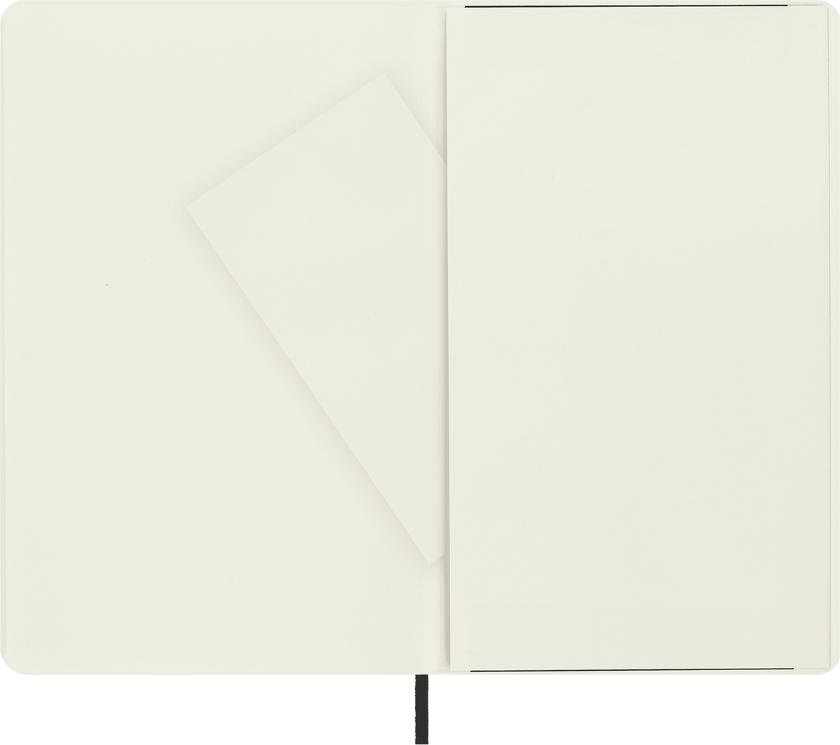 Moleskine Large Softcover Classic Plain Notebook - Black