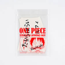 Hobonichi ONE PIECE Vivre Card & Treasure Tab Letterpress Card