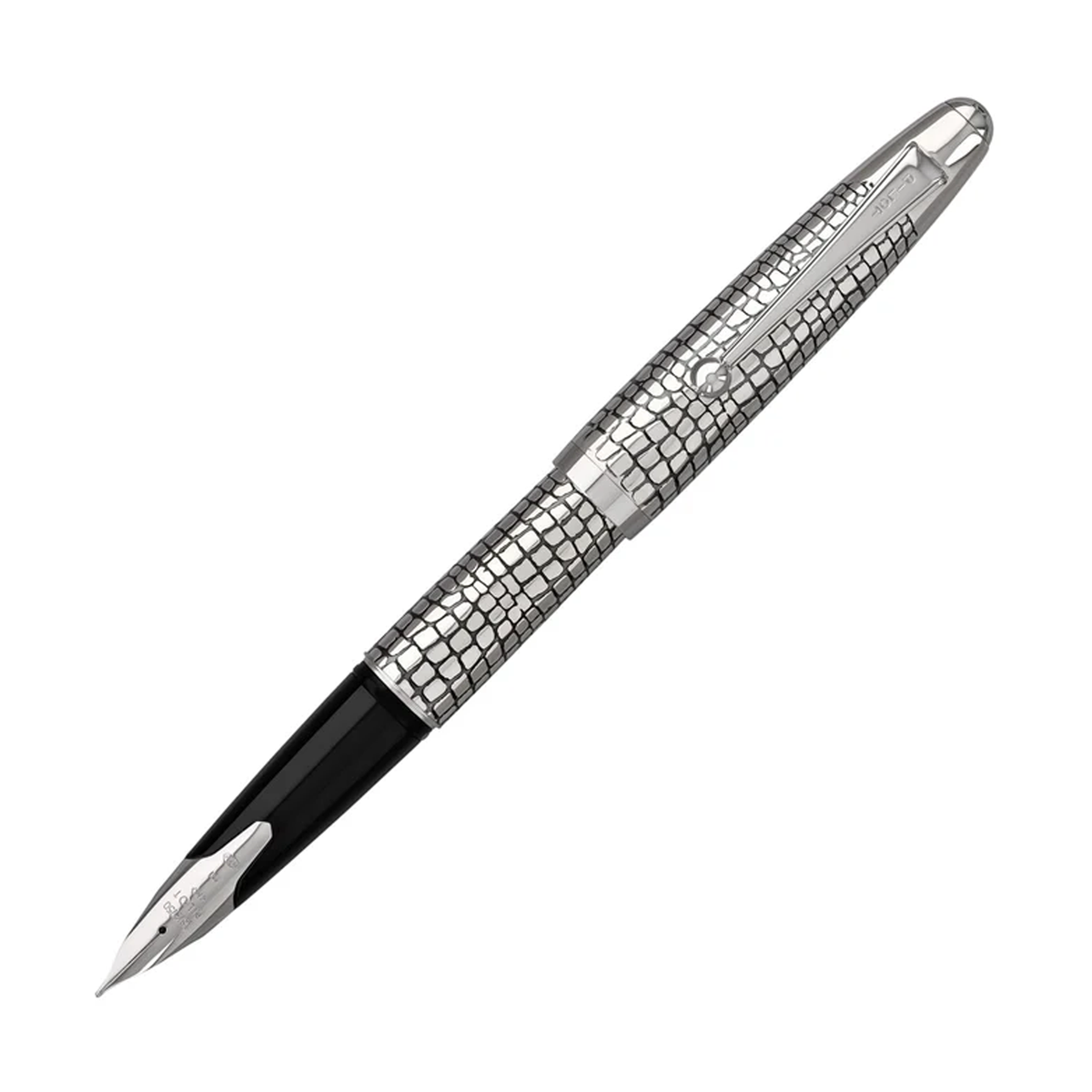 Pilot Sterling Silver Fountain Pen - Silvern Ishidatami