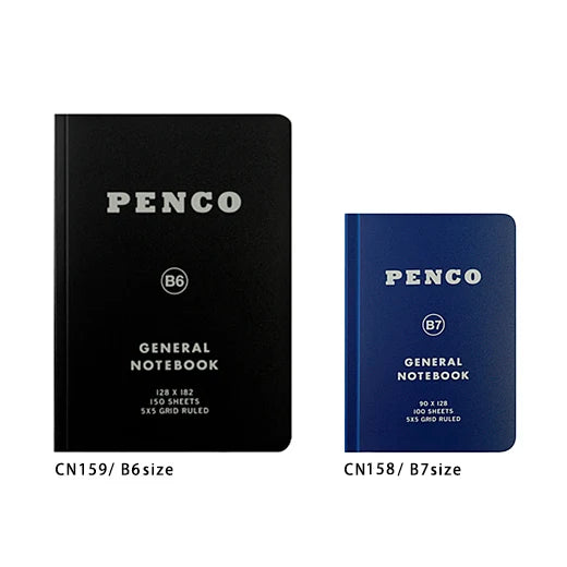 Hightide PENCO B7 Soft PP Notebook - Navy (Grid)