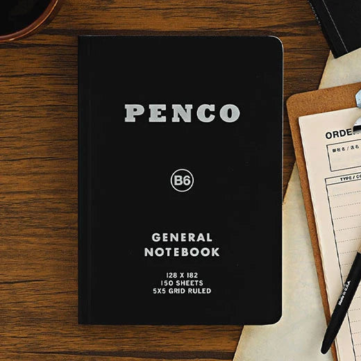 Hightide PENCO B6 Soft PP Notebook - Navy (Grid)