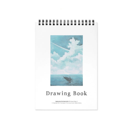 Wearingeul Impression Drawing Book - A5 Size (80 Sheets)