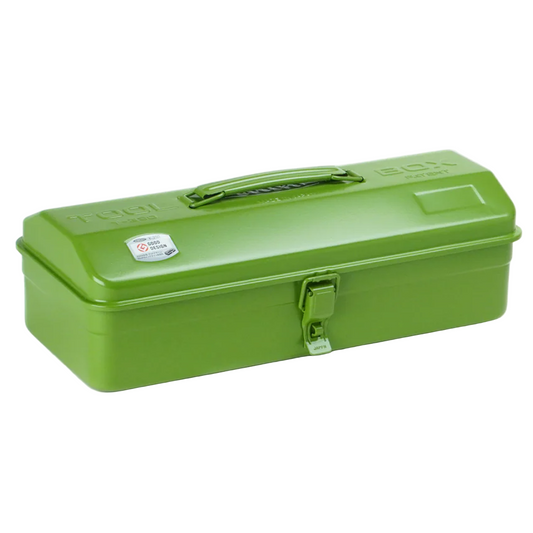 TOYO Steel Camber-Top with Handle Toolbox Y-350 - Japanese Tea Green