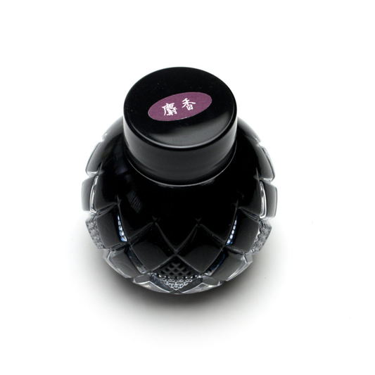 Mitasanshodo x KURETAKE Scented Sumi (55ml) Bottled Ink - Jyako Purple