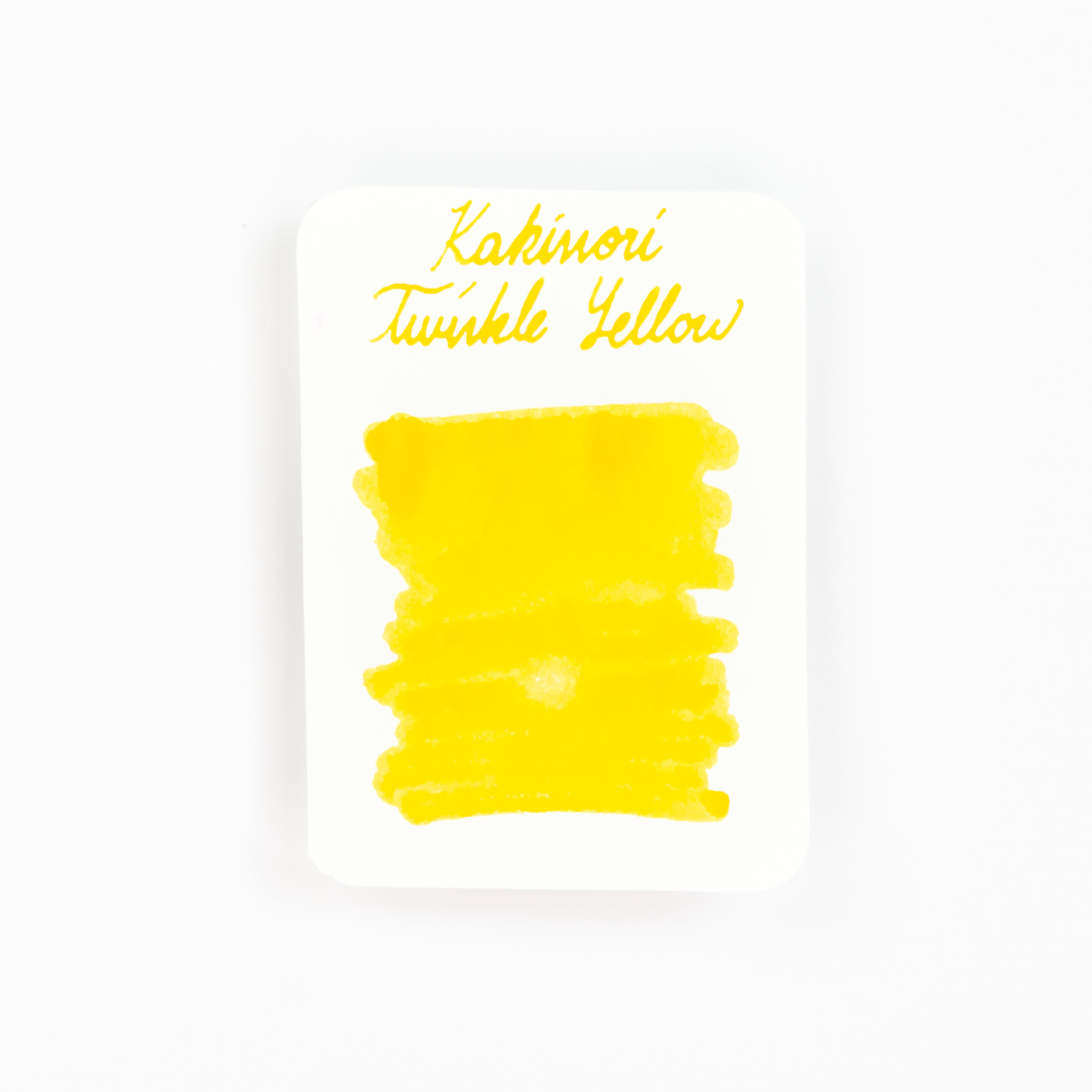Kakimori Inkstand Colour 07 Twinkle Yellow (35ml) Bottled Ink