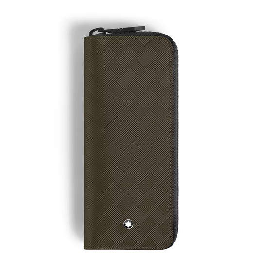 Montblanc Extreme 3.0 2-Pen Pouch with Zip - Khaki