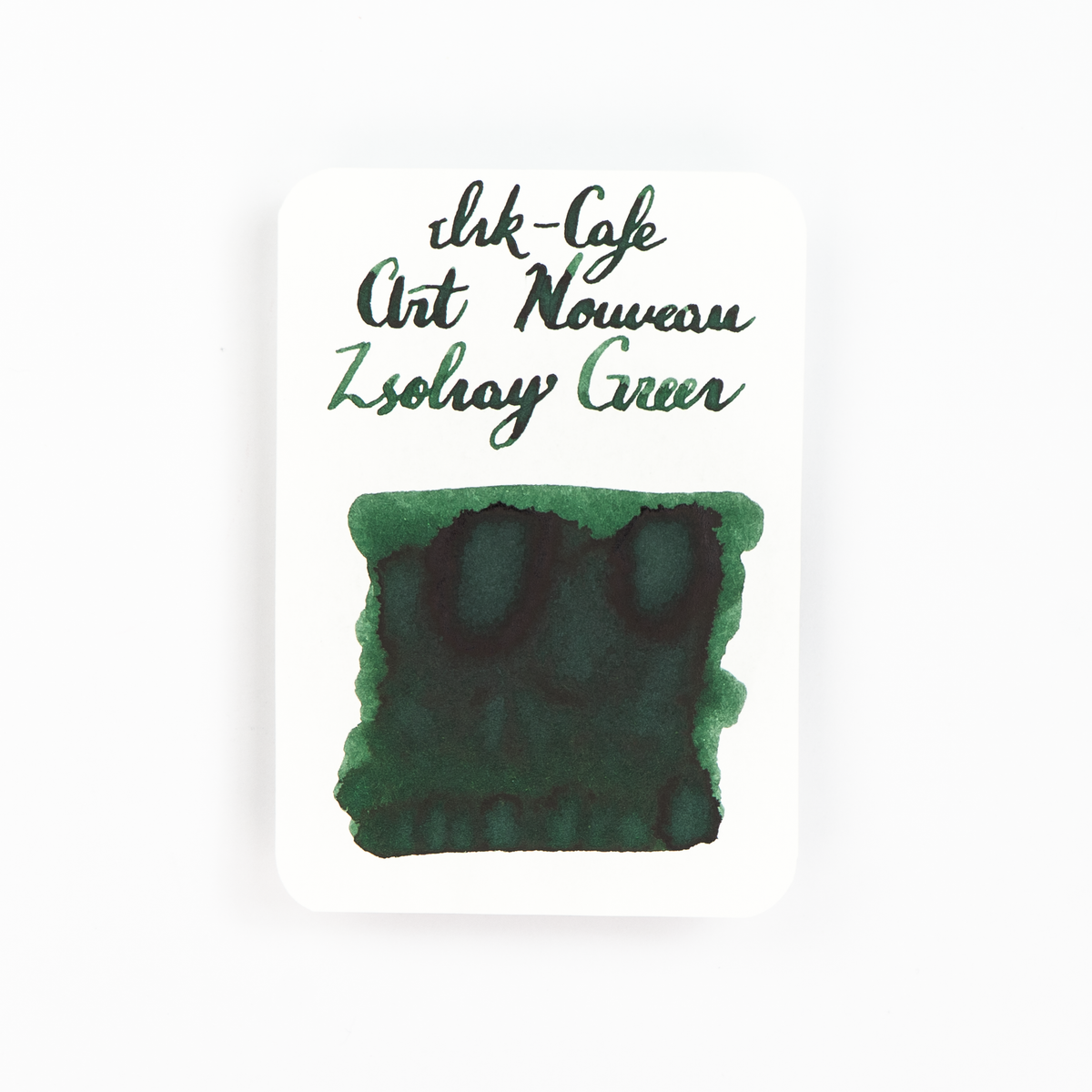 Kuretake Zsolnay Green Ink-Cafe Bottled Ink (20ml) - Art Nouveau