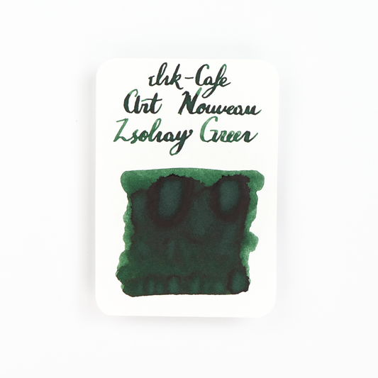 Kuretake Zsolnay Green Ink-Cafe Bottled Ink (20ml) - Art Nouveau