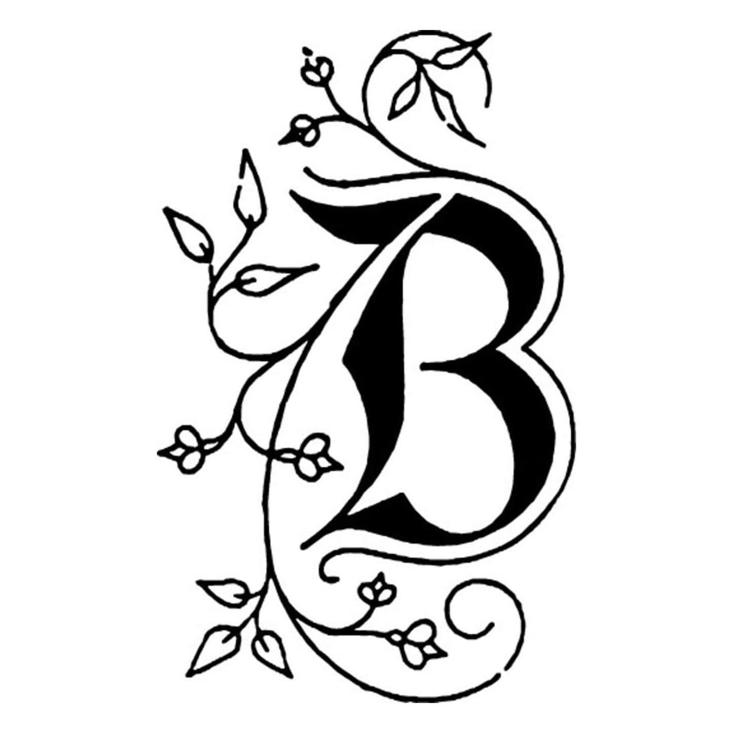 J. Herbin Brass Illuminated Font Letter Seal + Wooden Handle