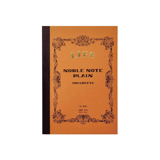 LIFE B6 Blank Noble Notebook - Sepia