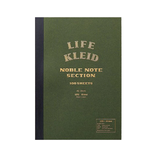 Kleid x LIFE A5 Grid Noble Notebook - Olive