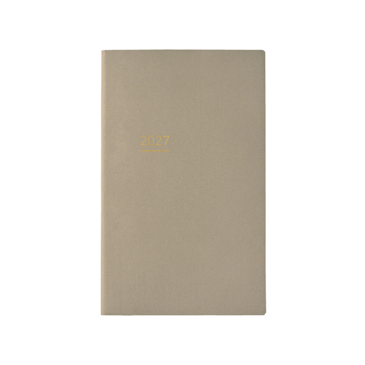Kokuyo Jibun 2027 Techo Lite mini - Beige (B6 Slim)