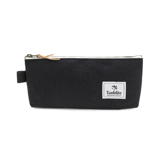 Luddite Gusseted Pen Case - Black