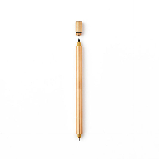 Tom's Studio Lumos Pro The Infinitely Refillable Pen - Bronze (Duo Tip)