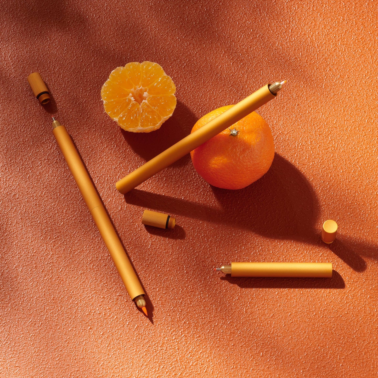 Tom's Studio Lumos Pro The Infinitely Refillable Pen - Matte Clementine (Single Tip)