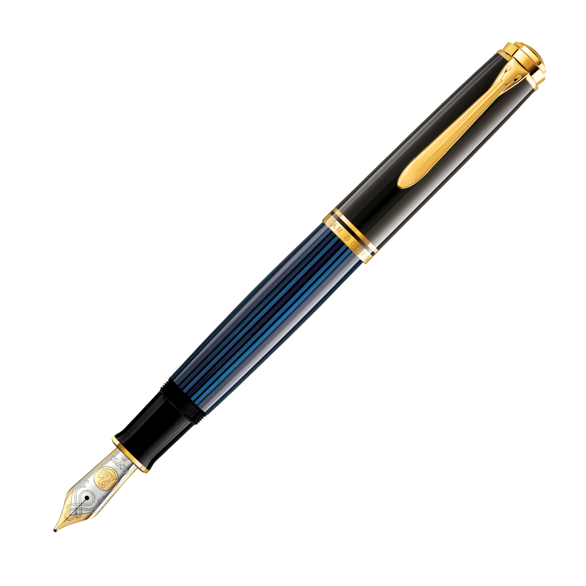 Pelikan Souverän® M1000 Fountain Pen - Black/Blue (USA Exclusive - Special Edition)