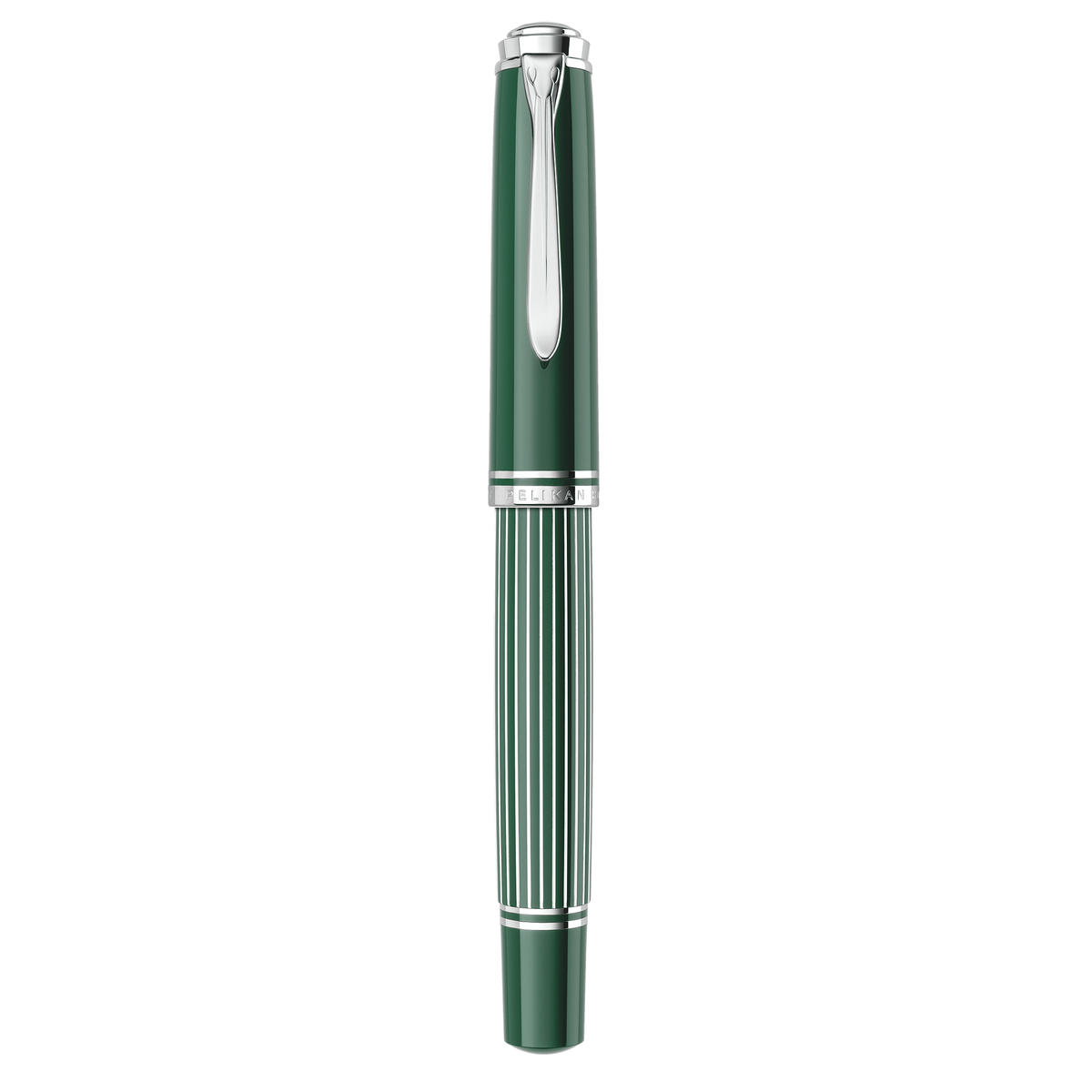 Pelikan Souverän M815 Fountain Pen - Metal Striped Green (Special Edition)