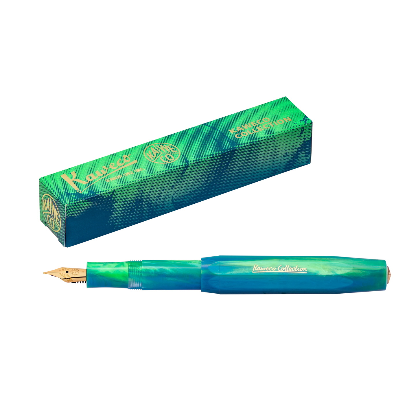 Kaweco Collection Sport Fountain Pen - Marble Ocean