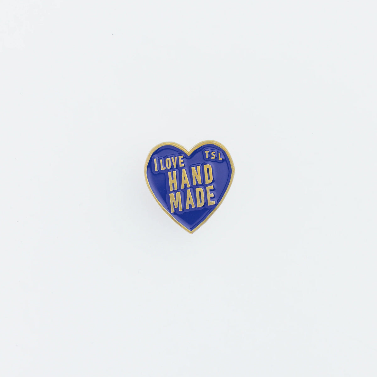 The Superior Labor Heart Logo Pin - Marine Blue