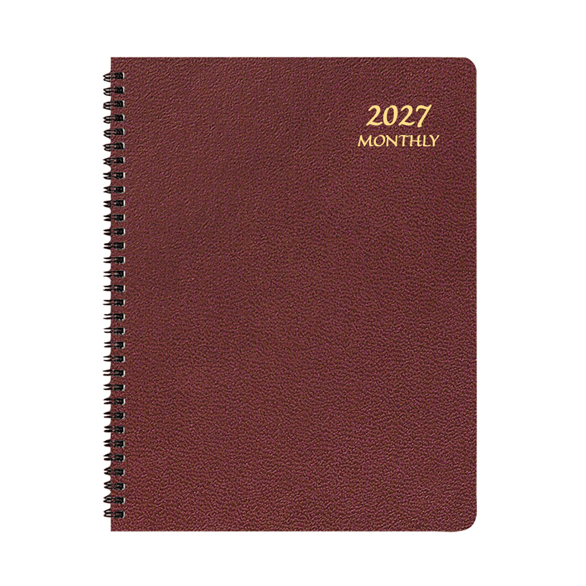 Payne 2027 Skivertex Wire-Bound Monthly Planner - Assorted (8.5 x 11)