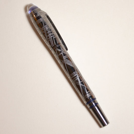 Pre-Owned Montblanc Metal StarWalker SpaceBlue Rollerball/Fineliner