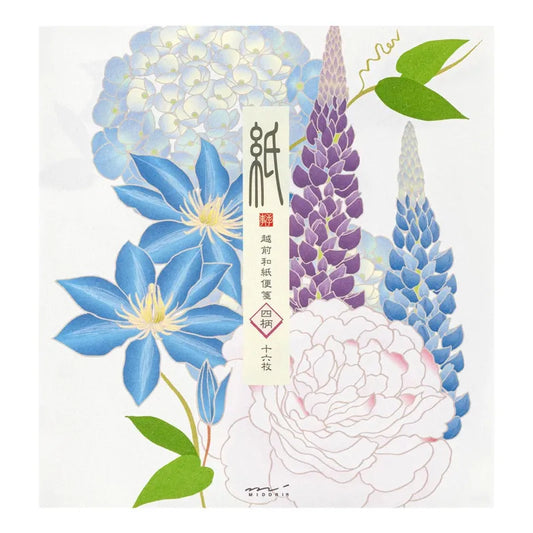 Midori Letterpad - Summer Flowers (Four Designs)