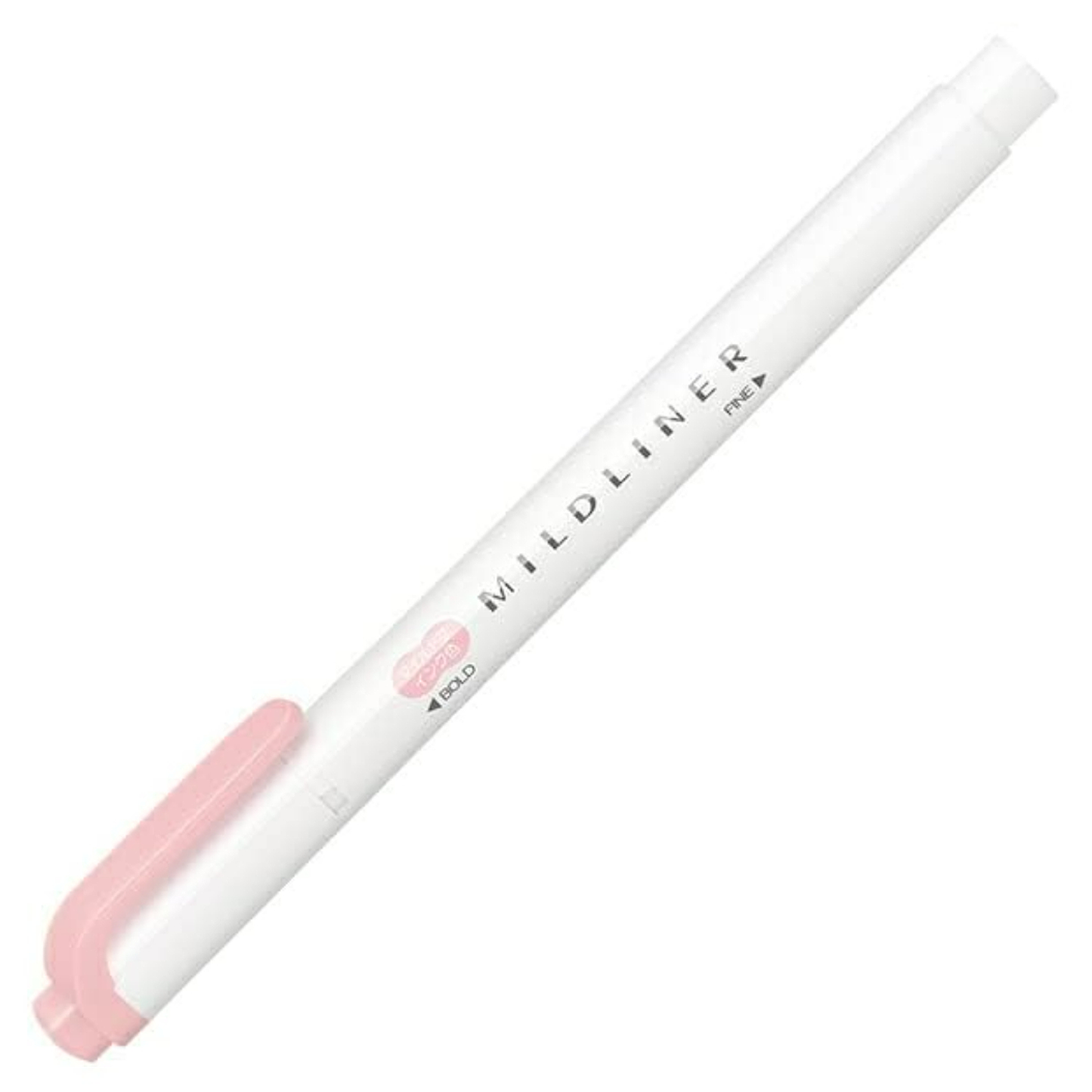 Zebra Mildliner Double Ended Highlighter - Mild Dusty Pink