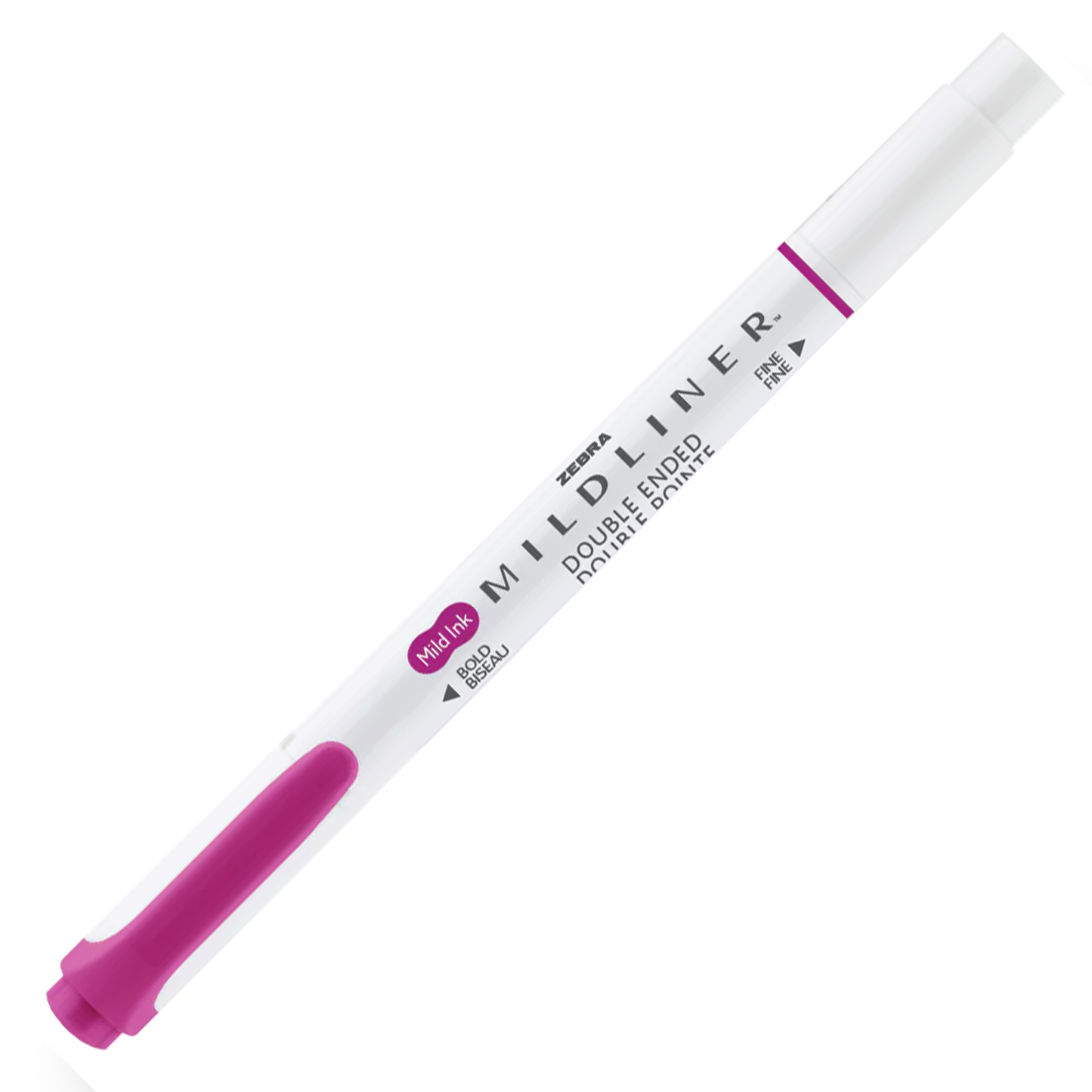 Zebra Mildliner Double Ended Highlighter - Mild Fuchsia