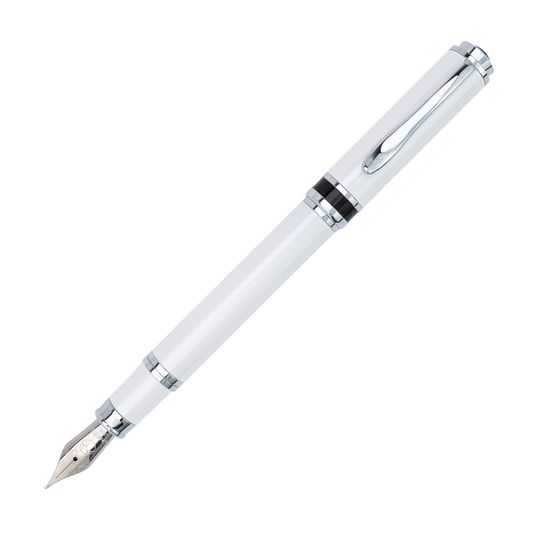 Monteverde Innova 2026 Color of the Year Fountain Pen & 15ml Ink Set - Cloud Dancer with Chrome Trim (Limited Edition)