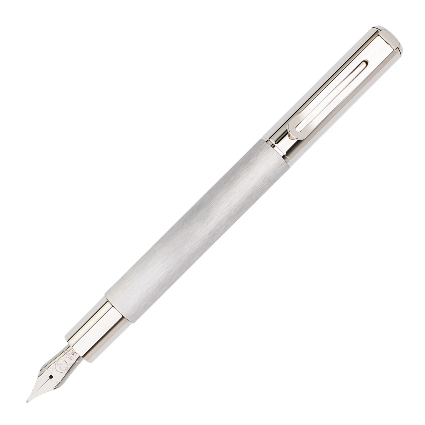 Monteverde Ritma Fountain Pen - Brushed Stainless Steel