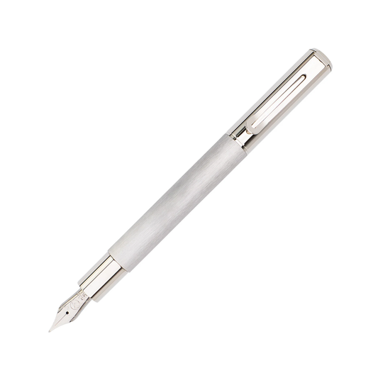 Monteverde Ritma Fountain Pen - Brushed Stainless Steel