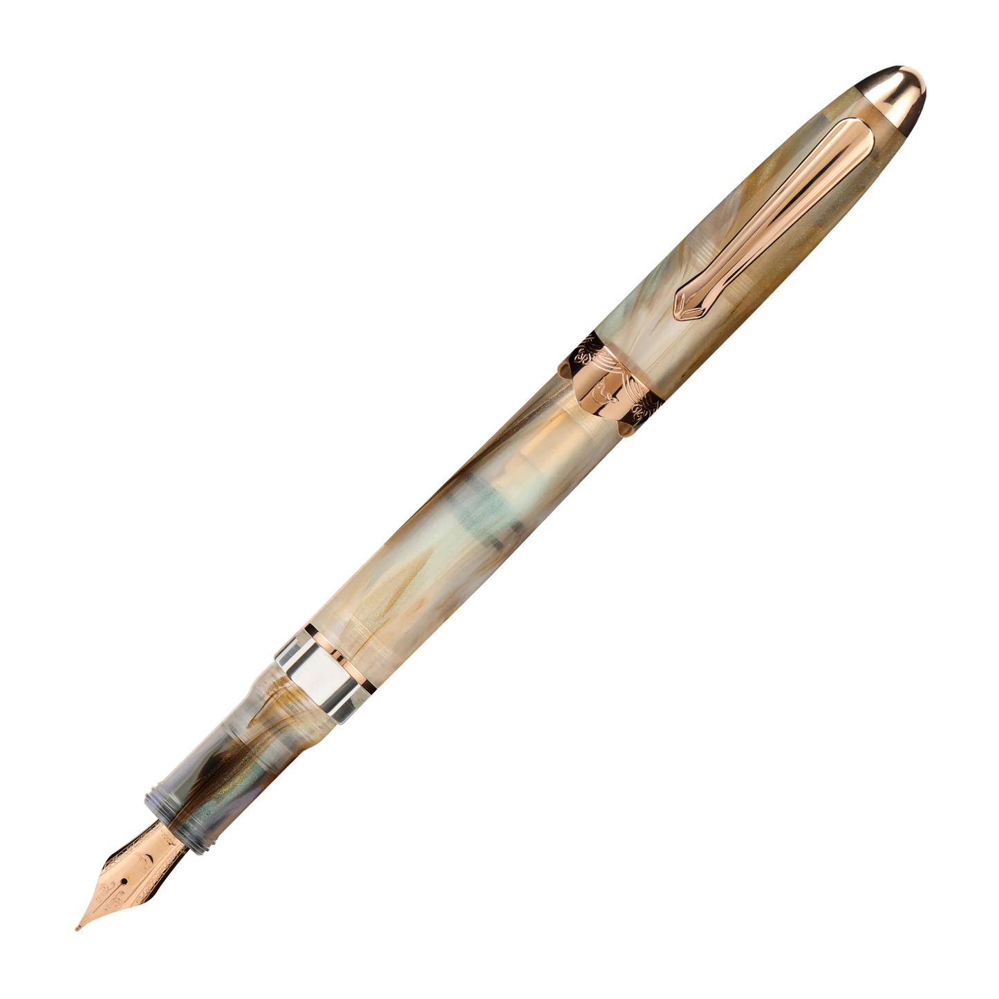 Nahvalur Horizon Fountain Pen - Pearl