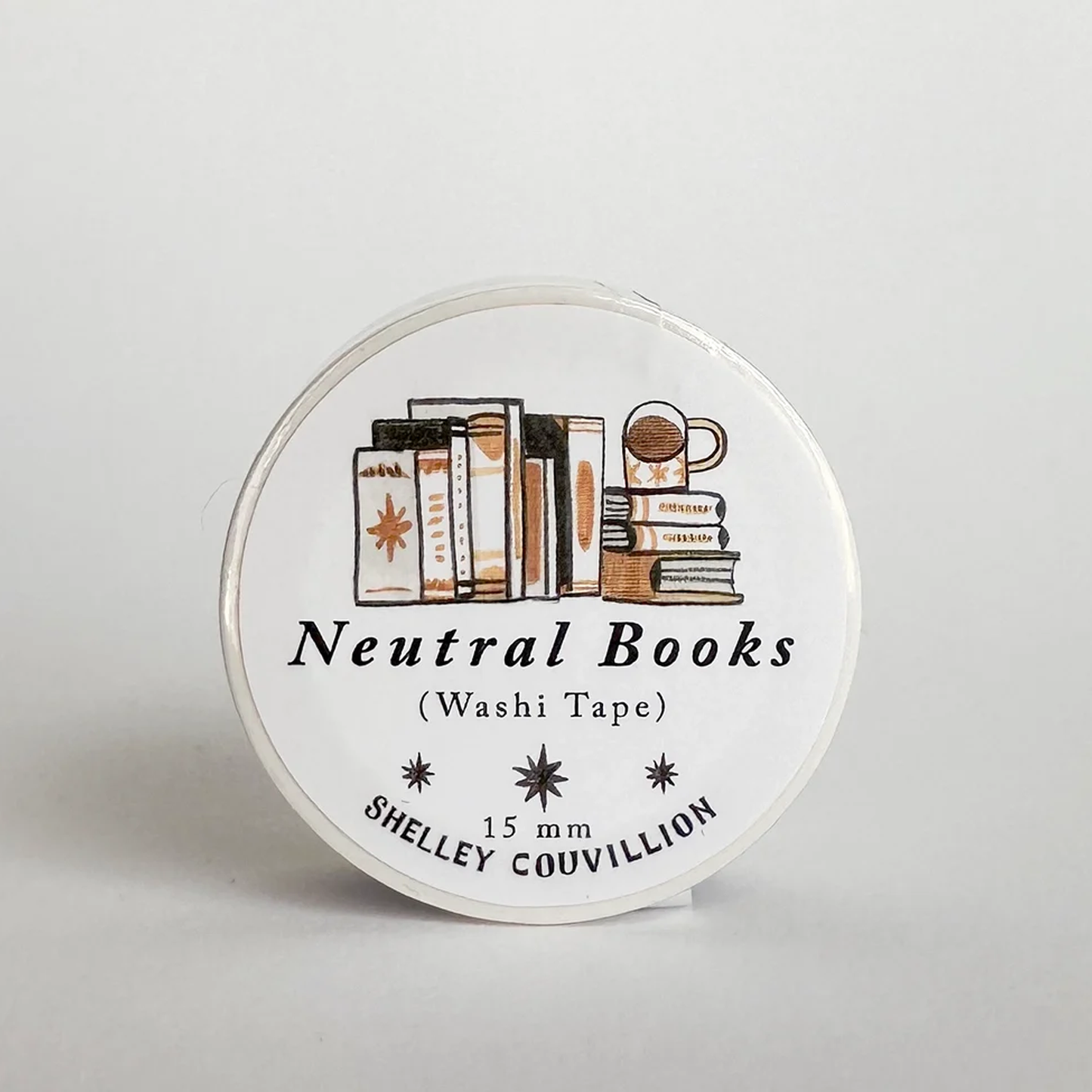 Shelly Couvillion Washi Tape - Neutral Books