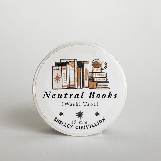 Shelly Couvillion Washi Tape - Neutral Books