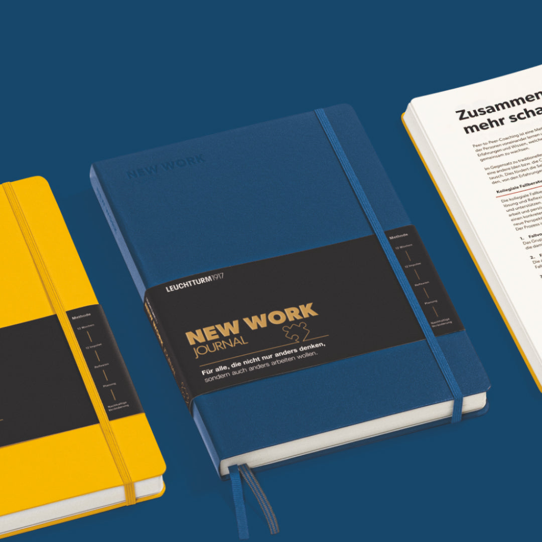 Leuchtturm1917 New Work Journal B5 Composition Hardcover - Indigo