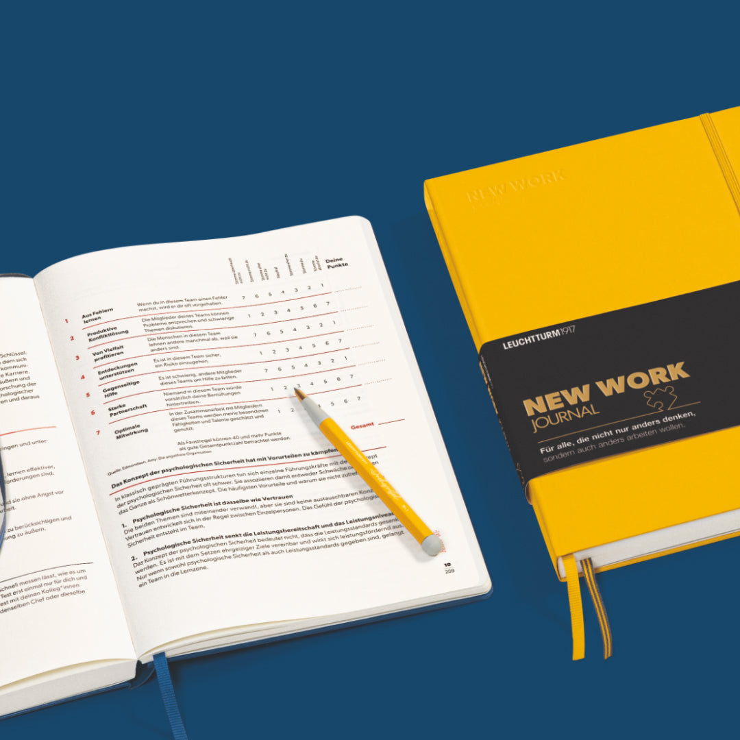 Leuchtturm1917 New Work Journal B5 Composition Hardcover - Indigo