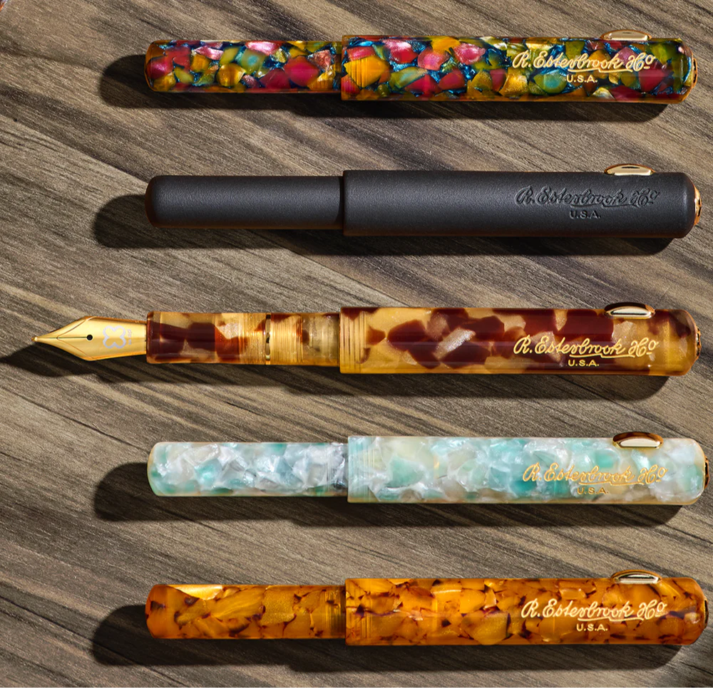 Esterbrook Niblet Fountain Pen - Tortoise with Gold Trim