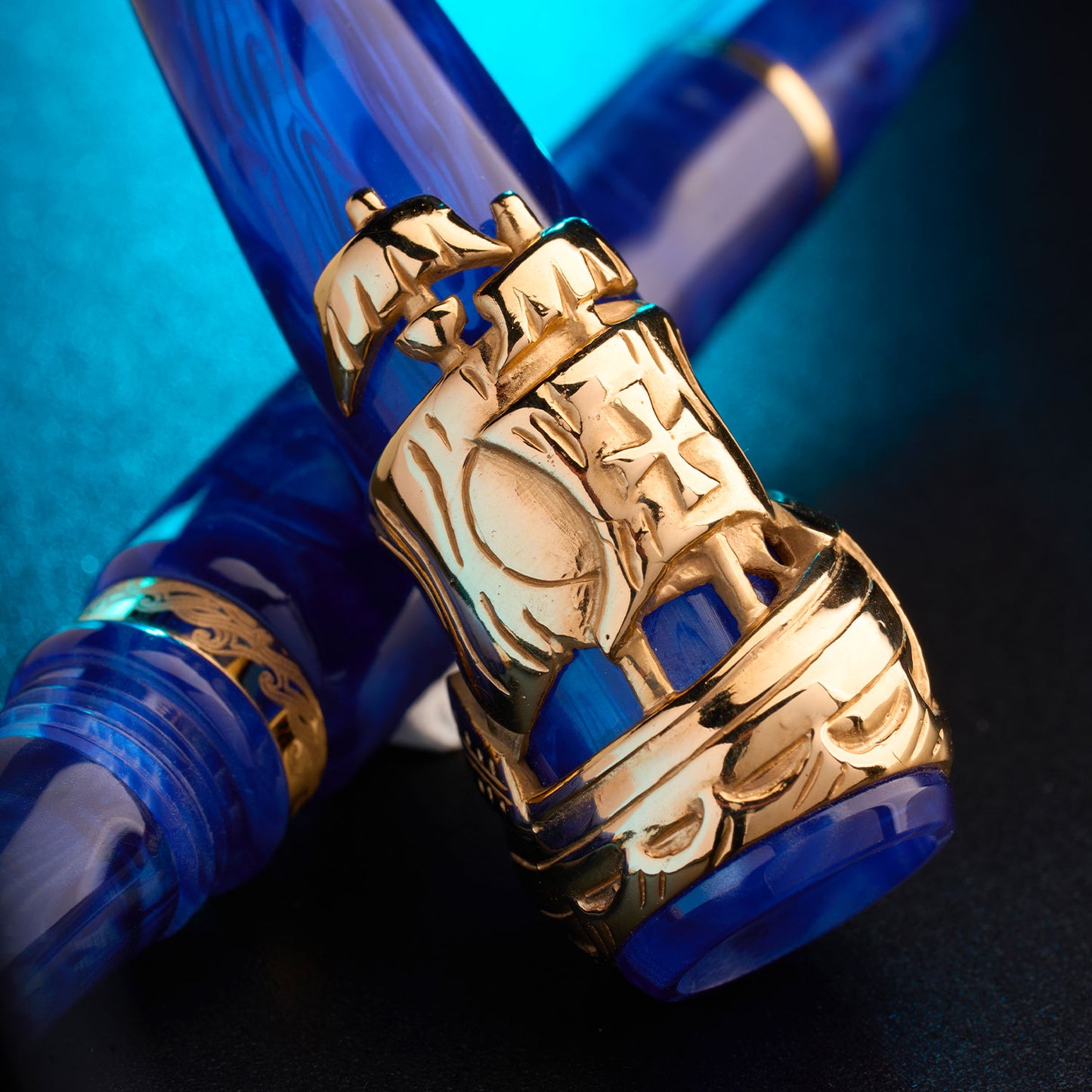 Maiora Nino Marino Columbus Fountain Pen - Vermeil (Limited Edition)