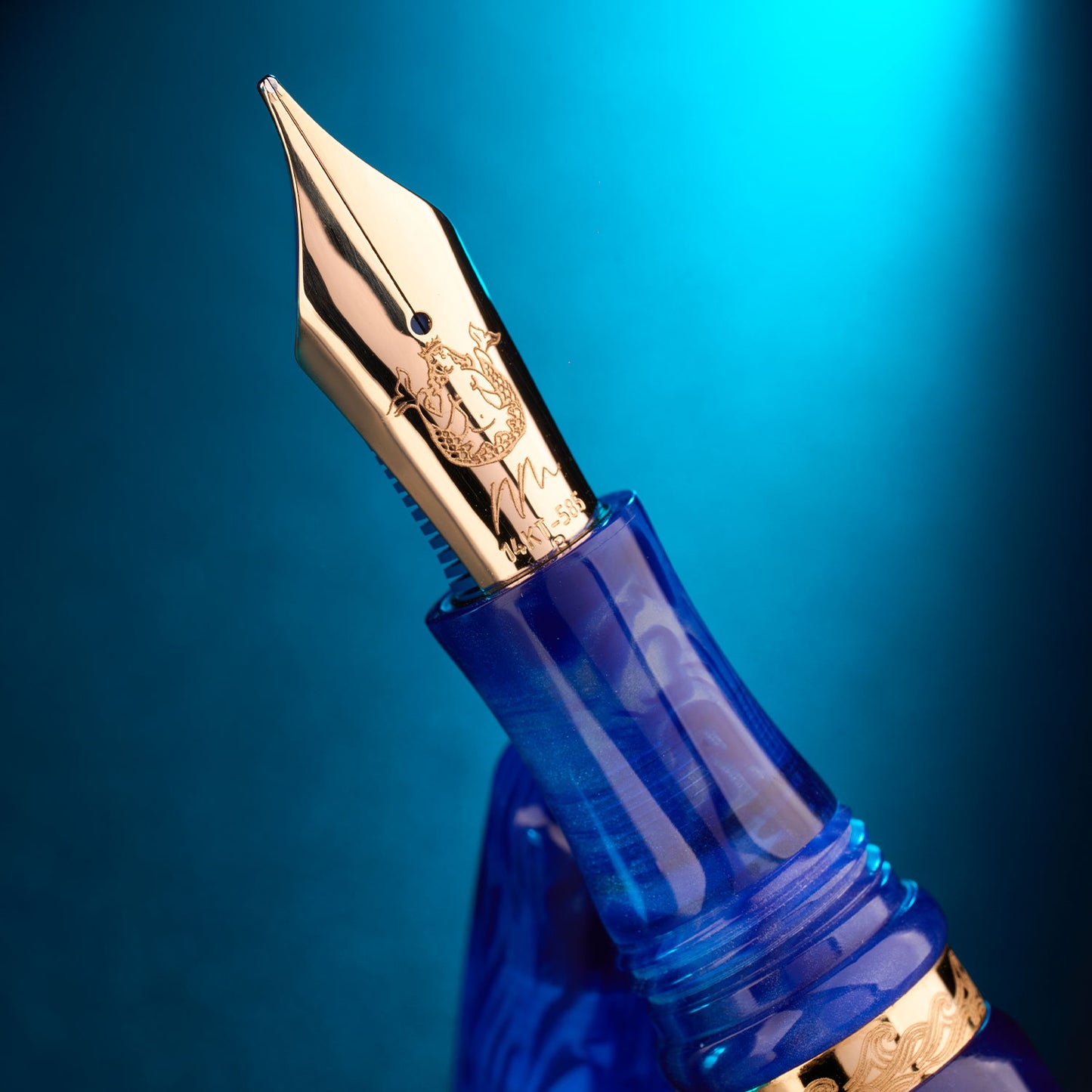Maiora Nino Marino Columbus Fountain Pen - Vermeil (Limited Edition)
